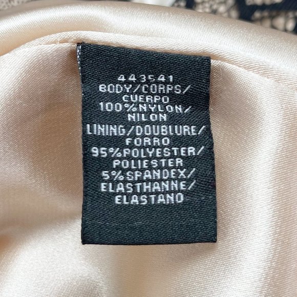 ML MONIQUE LHUILLIER Black Overtones Sheath Dress - Size 4 - Picture 11 of 14